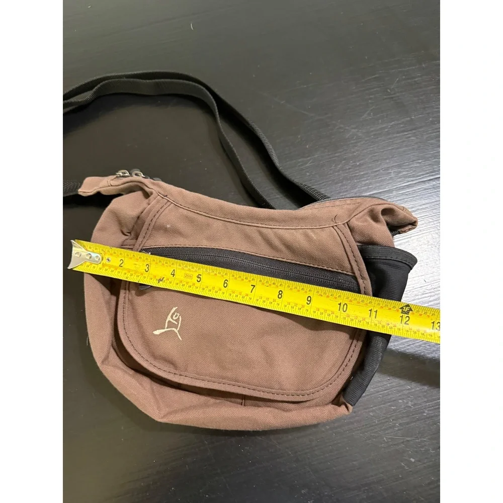 Overland Equipment Brown Canvas Crossbody Bag Chico CA Made Messenger Bag